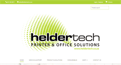 Desktop Screenshot of heldertech.co.za